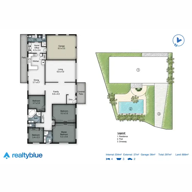 Floorplan of Homely house listing, 3 Darter Court, Burleigh Waters QLD 4220