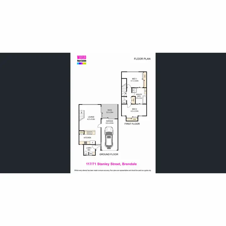Floorplan of Homely unit listing, 117/71 Stanley Street, Brendale QLD 4500