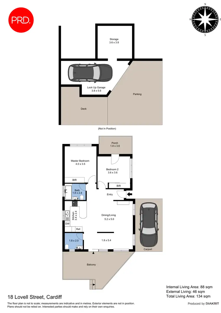 Floorplan of Homely house listing, 18 Lovell Street, Cardiff NSW 2285