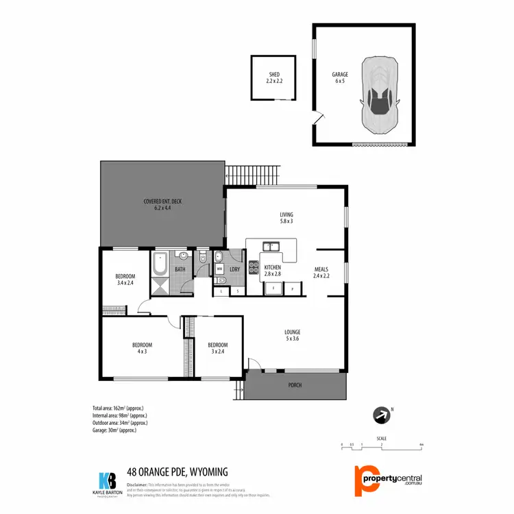 Floorplan of Homely house listing, 48 Orange Parade, Wyoming NSW 2250