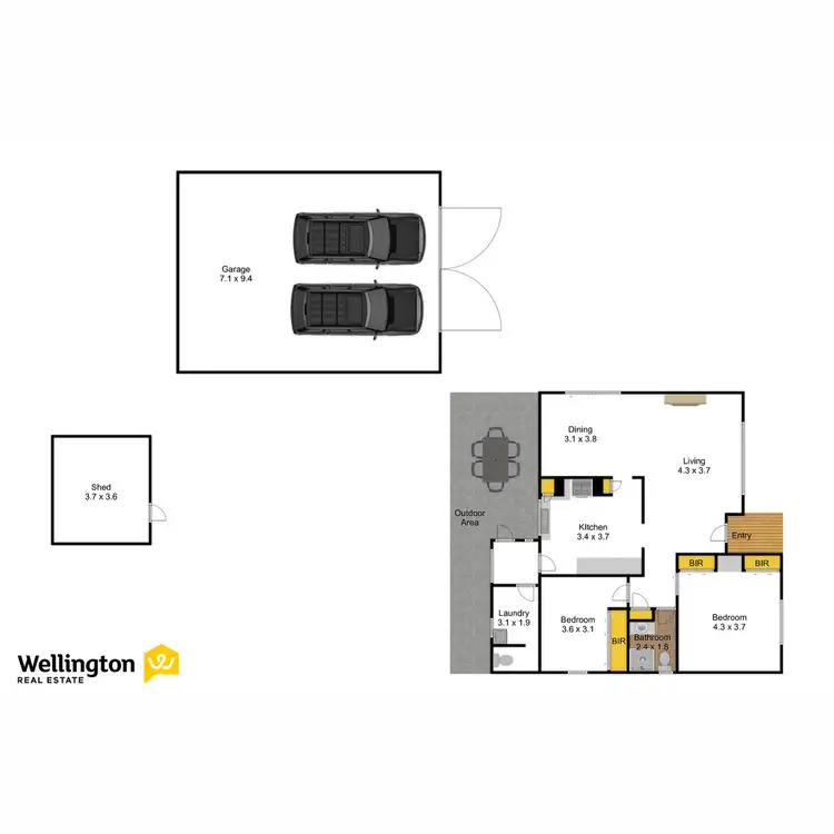 Floorplan of Homely house listing, 24 Charles Street, Maffra VIC 3860