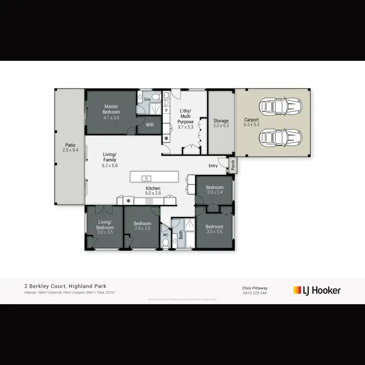 Floorplan of Homely house listing, 2 Berkley Court, Highland Park QLD 4211