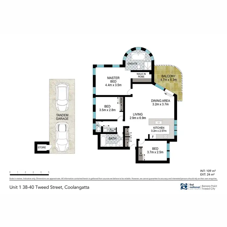 Floorplan of Homely apartment listing, 1/38-40 Tweed Street, Coolangatta QLD 4225