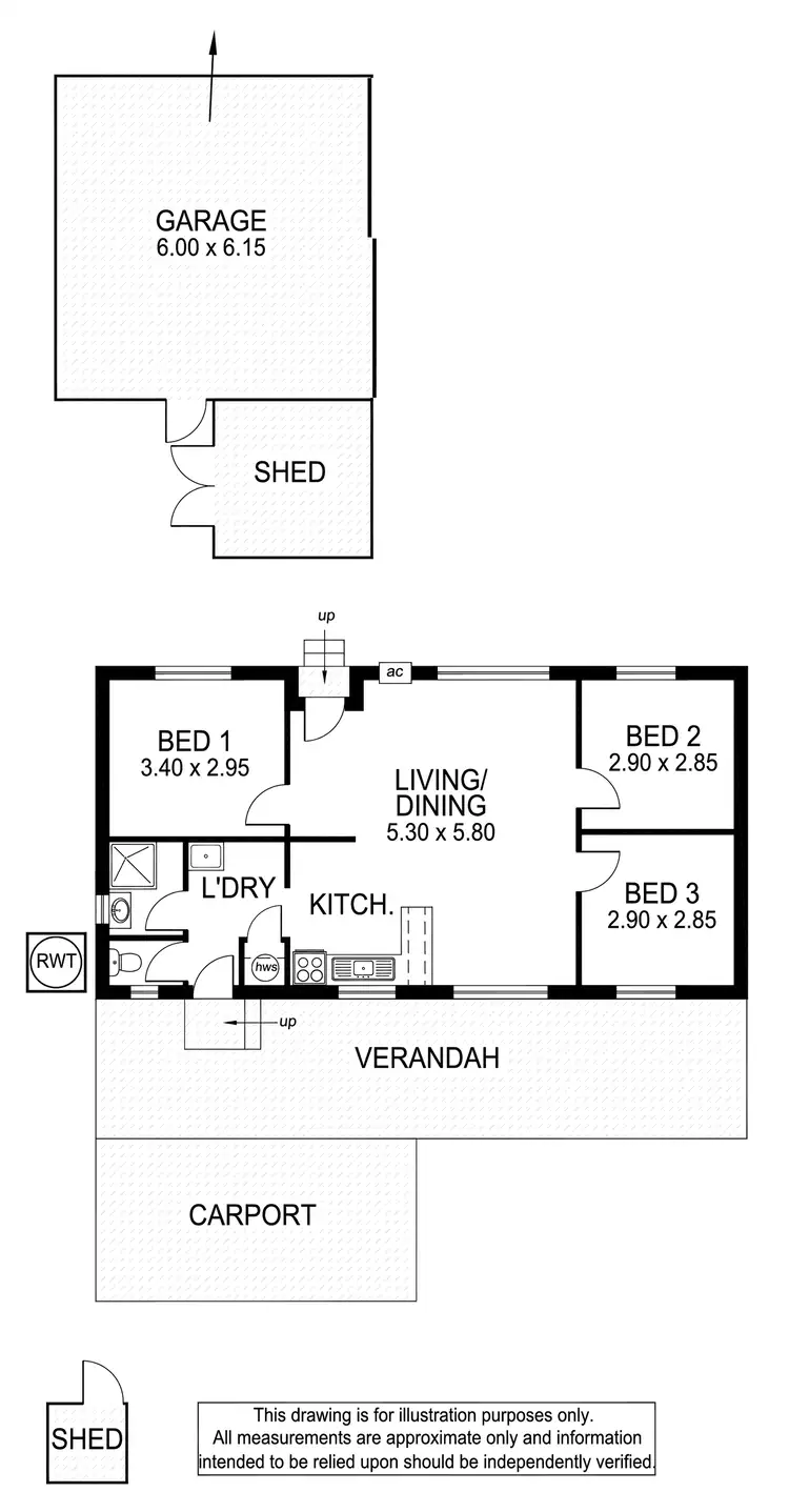 Floorplan of Homely house listing, 11 Ningana Road, Aldinga Beach SA 5173