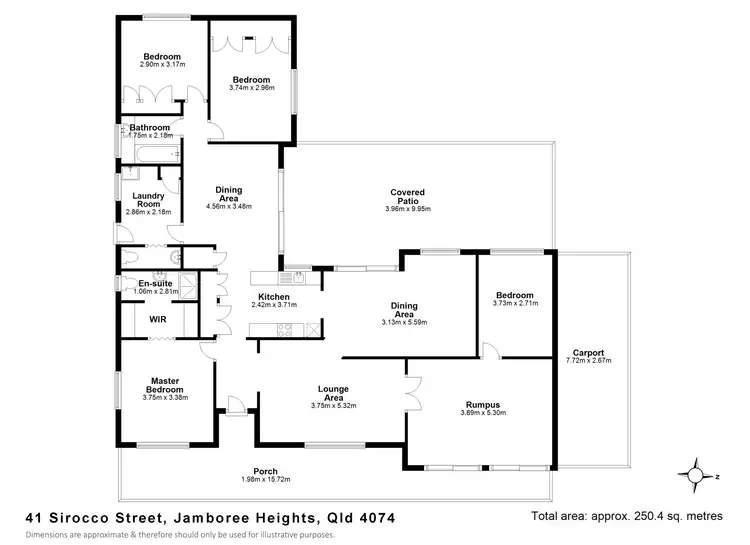 Floorplan of Homely house listing, 41 Sirocco Street, Jamboree Heights QLD 4074