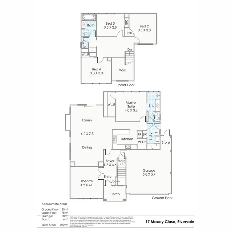 Floorplan of Homely house listing, 17 Macey Close, Rivervale WA 6103