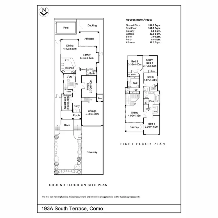 Floorplan of Homely house listing, 193A South Terrace, Como WA 6152
