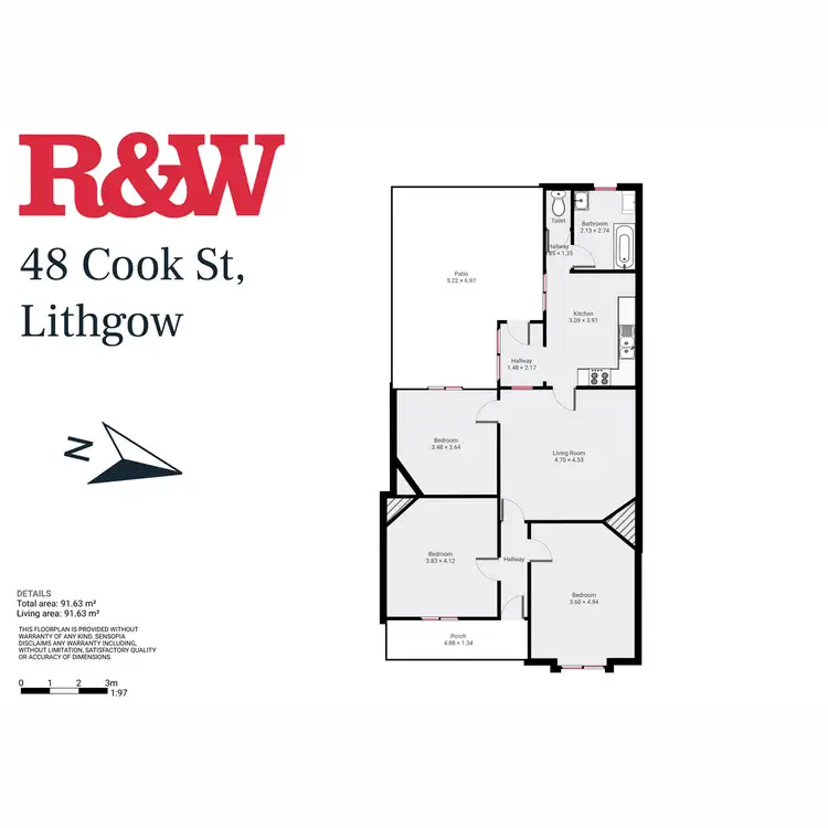 Floorplan of Homely house listing, 48 Cook Street, Lithgow NSW 2790