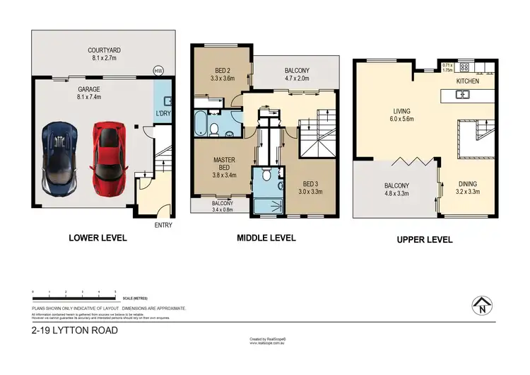 Floorplan of Homely apartment listing, 2/19 Lytton Road, Bulimba QLD 4171