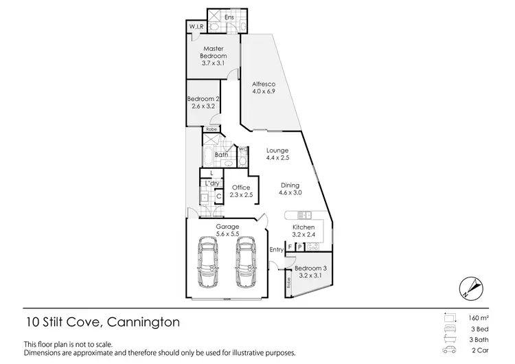 Floorplan of Homely house listing, 10 Stilt Cove, Cannington WA 6107