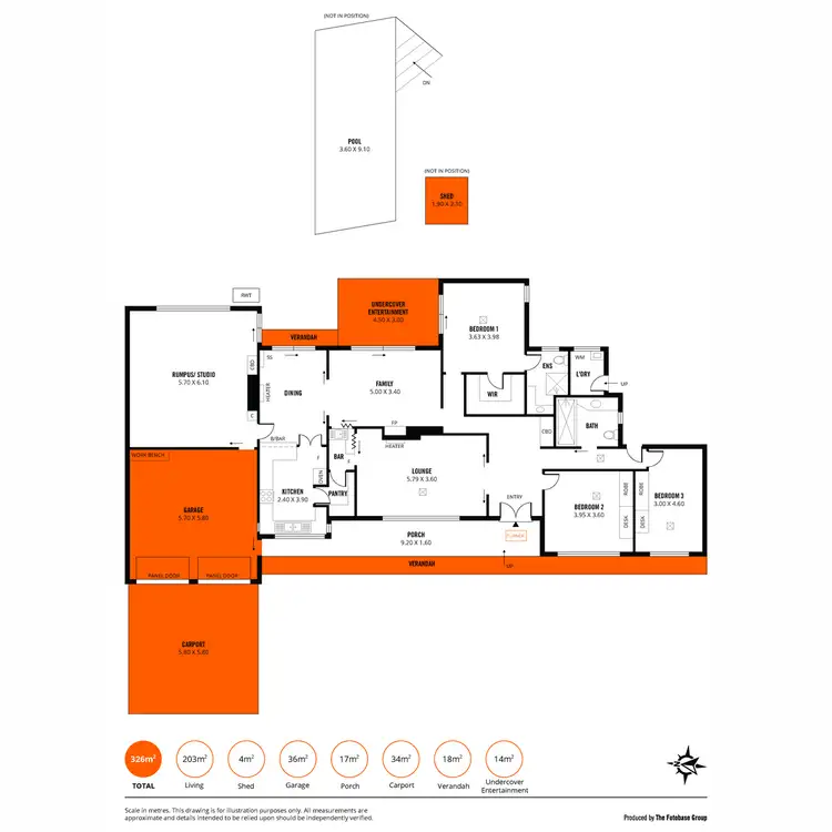 Floorplan of Homely house listing, 3 Ashburn Avenue, Fulham SA 5024