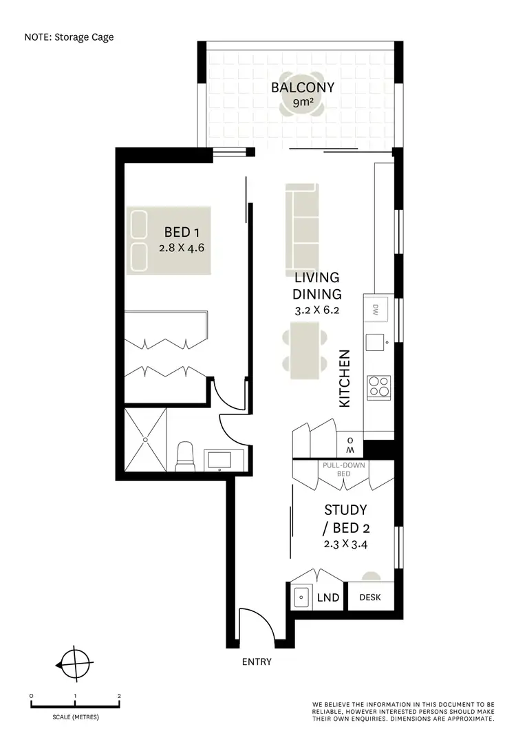 Floorplan of Homely apartment listing, 6/537 Elizabeth Street, Surry Hills NSW 2010