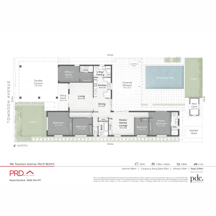 Floorplan of Homely house listing, 186 Townson Avenue, Palm Beach QLD 4221
