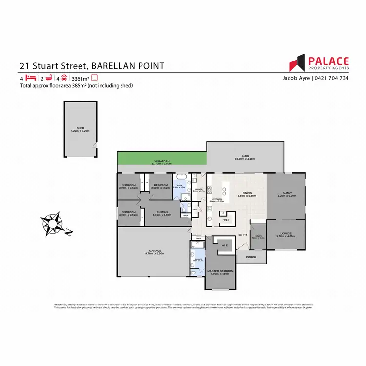 Floorplan of Homely house listing, 21 Stuart Street, Barellan Point QLD 4306