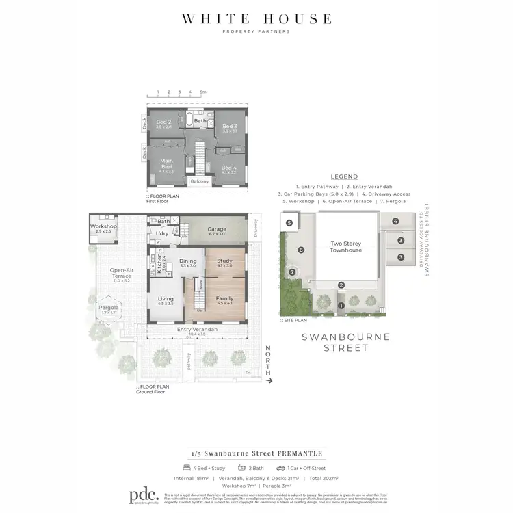 Floorplan of Homely house listing, 1/5 Swanbourne Street, Fremantle WA 6160