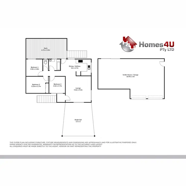 Floorplan of Homely house listing, 20 Bronzewing Crescent, Deception Bay QLD 4508