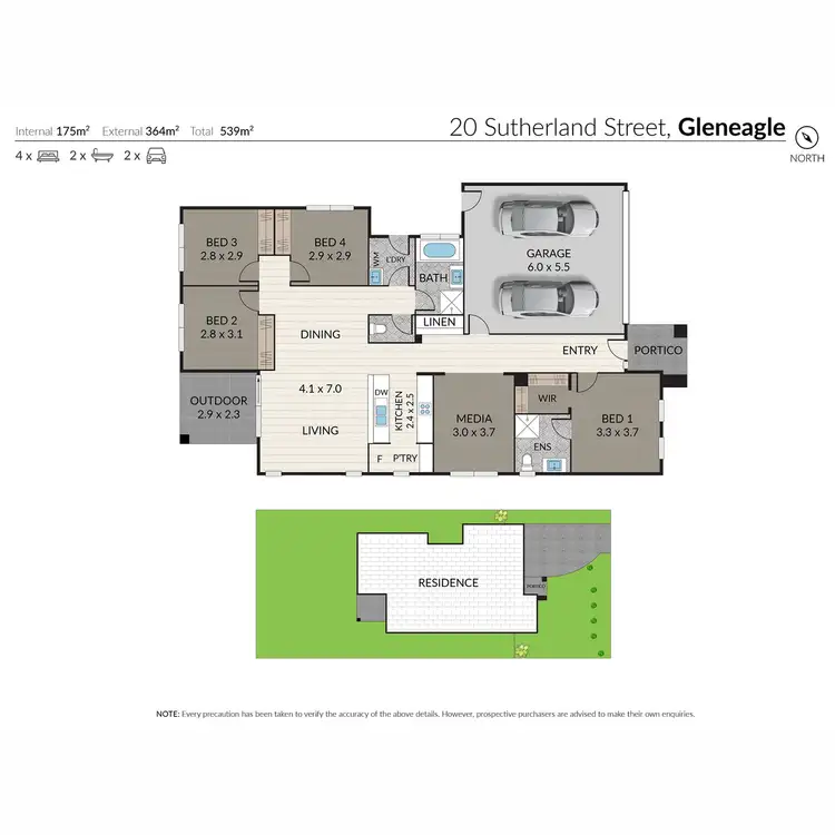 Floorplan of Homely house listing, 20 Sutherland Street, Gleneagle QLD 4285