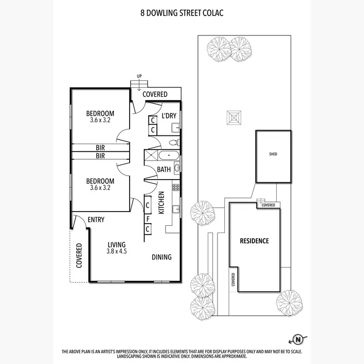 Floorplan of Homely house listing, 8 Dowling Street, Colac VIC 3250