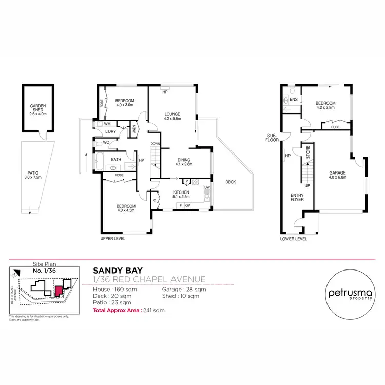 Floorplan of Homely house listing, 1/36 Red Chapel Avenue, Sandy Bay TAS 7005