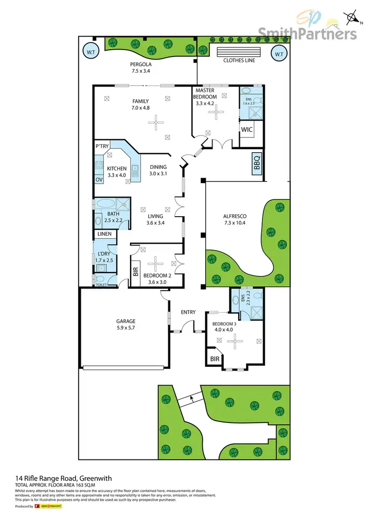 Floorplan of Homely house listing, 14 Rifle Range Road, Greenwith SA 5125