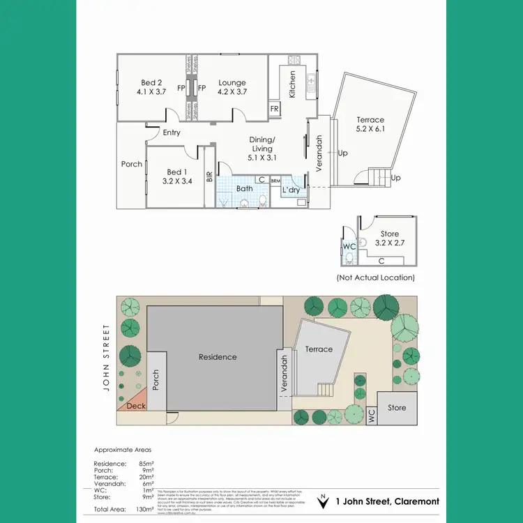 Floorplan of Homely house listing, 1 John Street, Claremont WA 6010