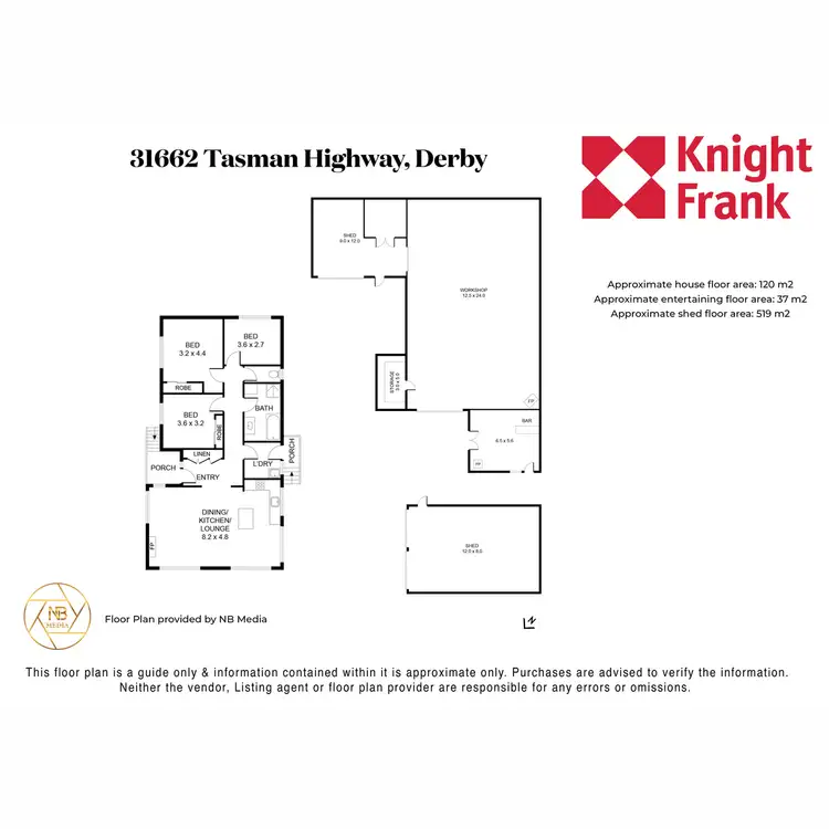 Floorplan of Homely house listing, 31662 Tasman Highway, Derby TAS 7264