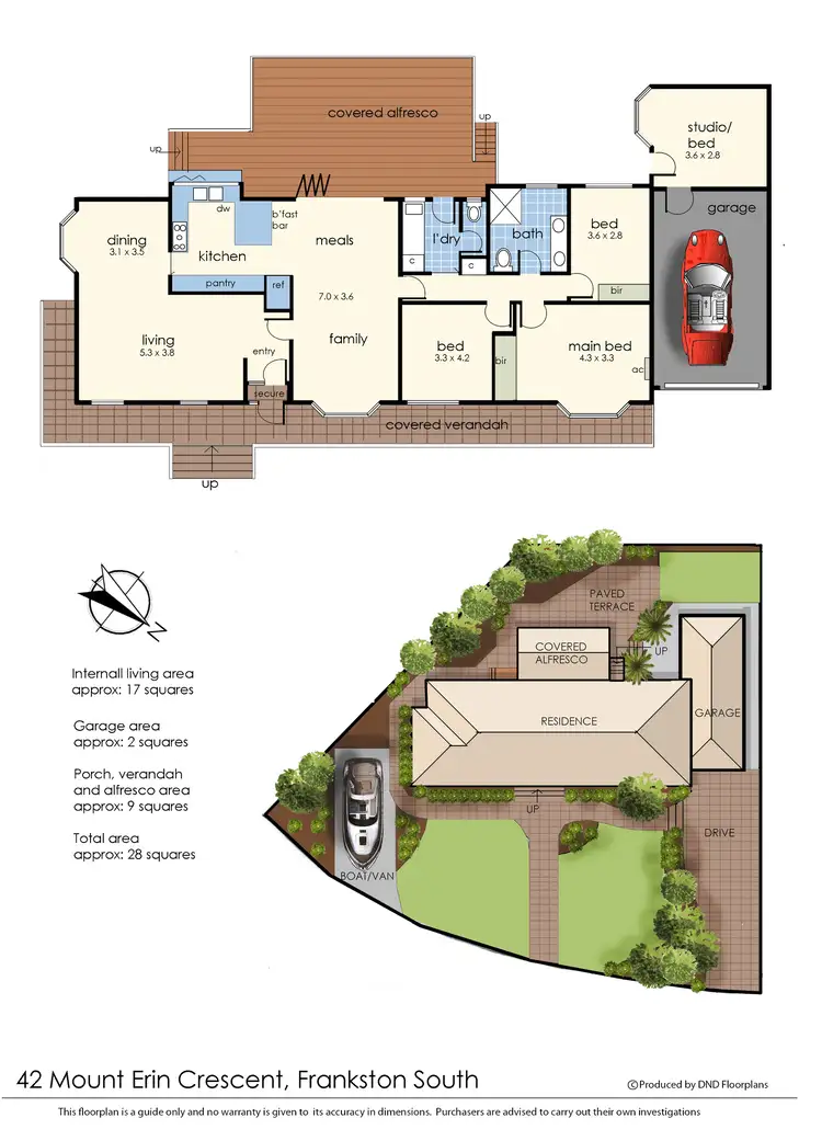 Floorplan of Homely house listing, 42 Mount Erin Crescent, Frankston South VIC 3199