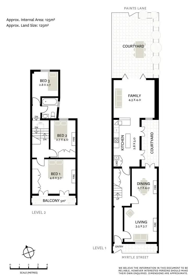 Floorplan of Homely terrace listing, 12 Myrtle Street, Chippendale NSW 2008