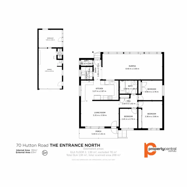 Floorplan of Homely house listing, 70 Hutton Road, The Entrance North NSW 2261