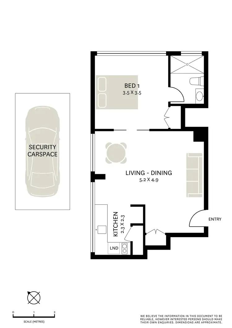 Floorplan of Homely apartment listing, 43/10 Barncleuth Square, Elizabeth Bay NSW 2011