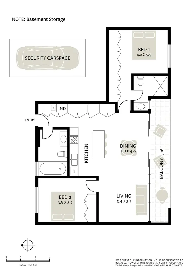Floorplan of Homely apartment listing, 604/37-41 Bayswater Road, Potts Point NSW 2011