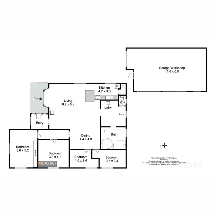 Floorplan of Homely house listing, 11 Boobyalla Drive, Hellyer TAS 7321