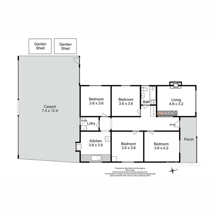 Floorplan of Homely house listing, 17 Gibson Street, Smithton TAS 7330