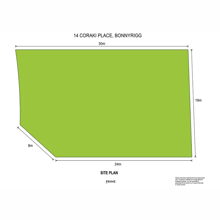 Floorplan of Homely land listing, 14 Coraki Place, Bonnyrigg NSW 2177