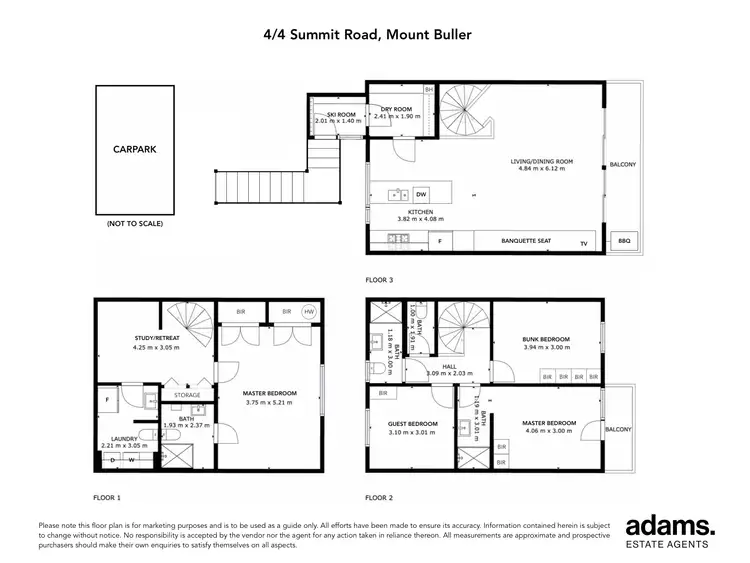 Floorplan of Homely townhouse listing, 4/4 Summit Road, Mount Buller VIC 3723