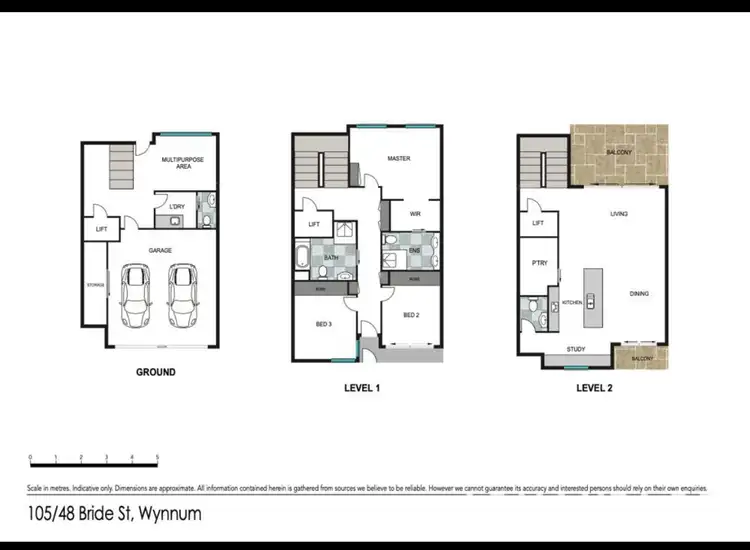 Floorplan of Homely townhouse listing, 105/48 Bride Street, Wynnum QLD 4178