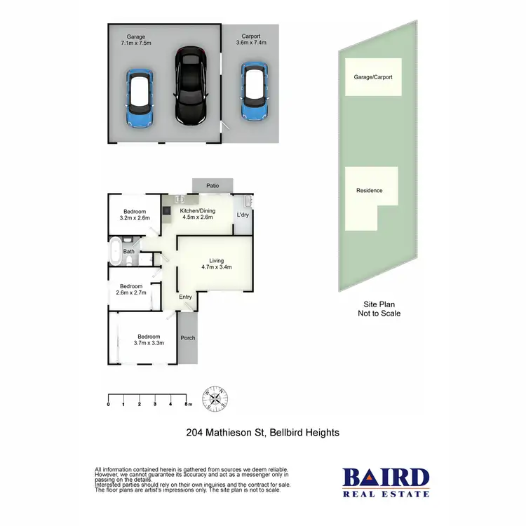 Floorplan of Homely house listing, 204 Mathieson Street, Bellbird Heights NSW 2325