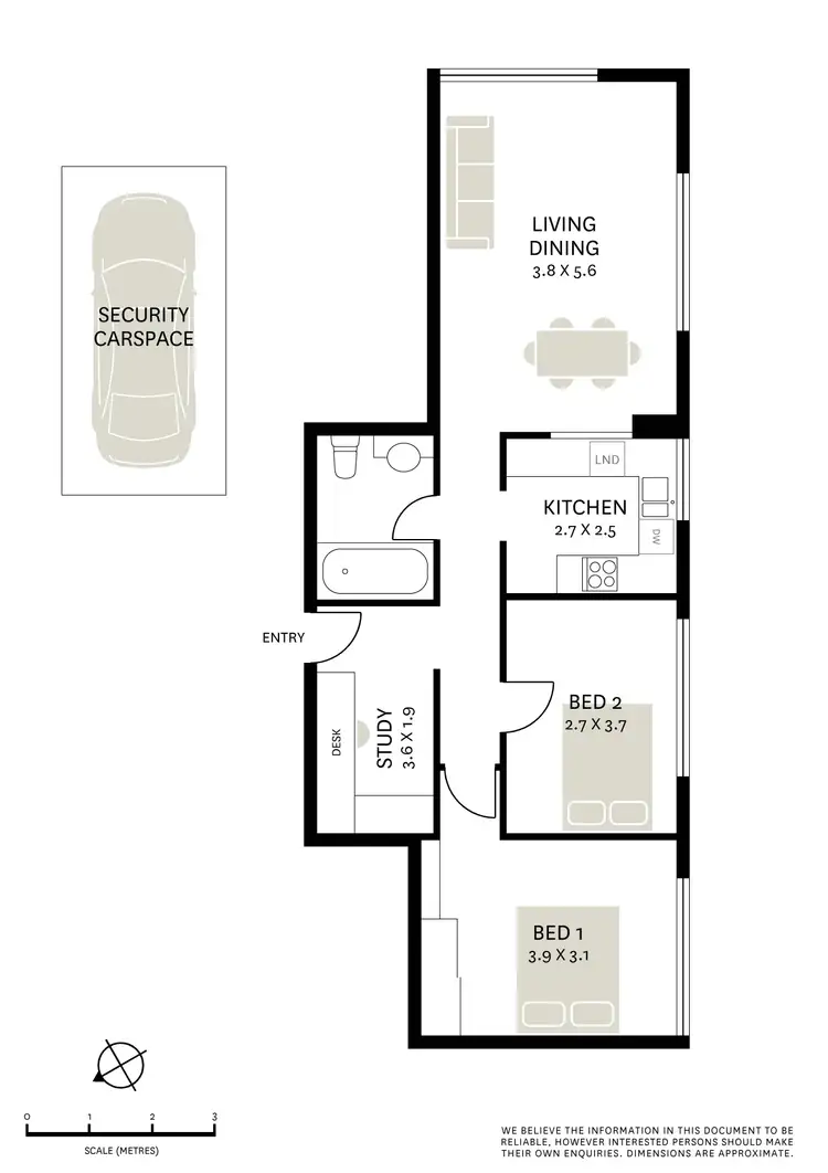 Floorplan of Homely apartment listing, 17/80 Cook Road, Centennial Park NSW 2021