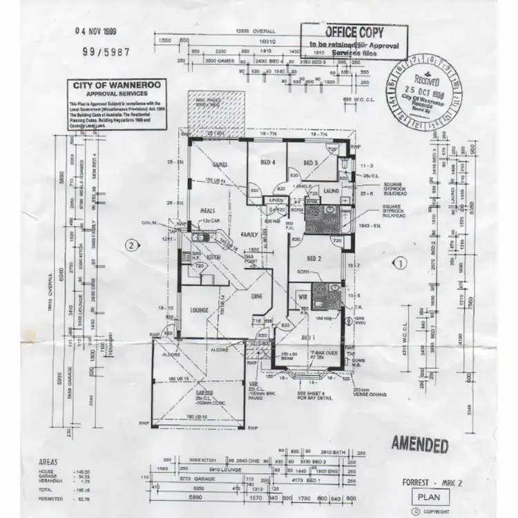 Floorplan of Homely house listing, 12 Basle Way, Mindarie WA 6030