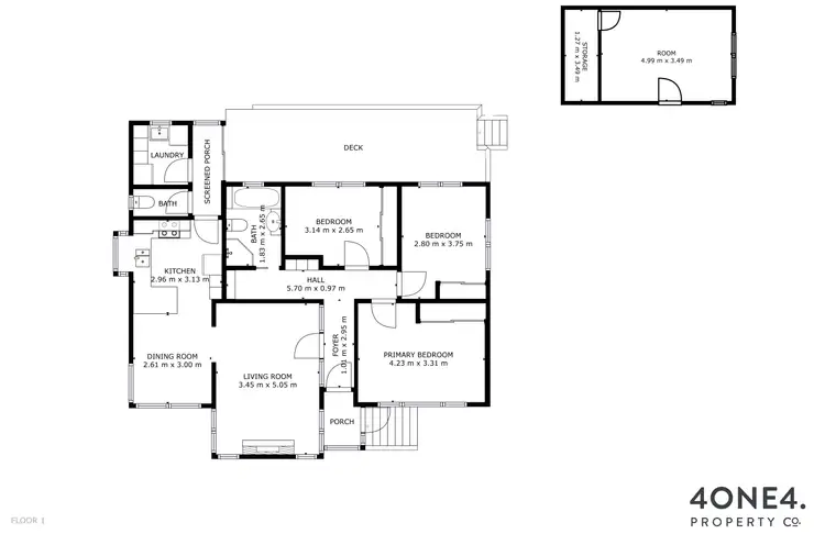 Floorplan of Homely house listing, 4 Paringa Road, Glenorchy TAS 7010