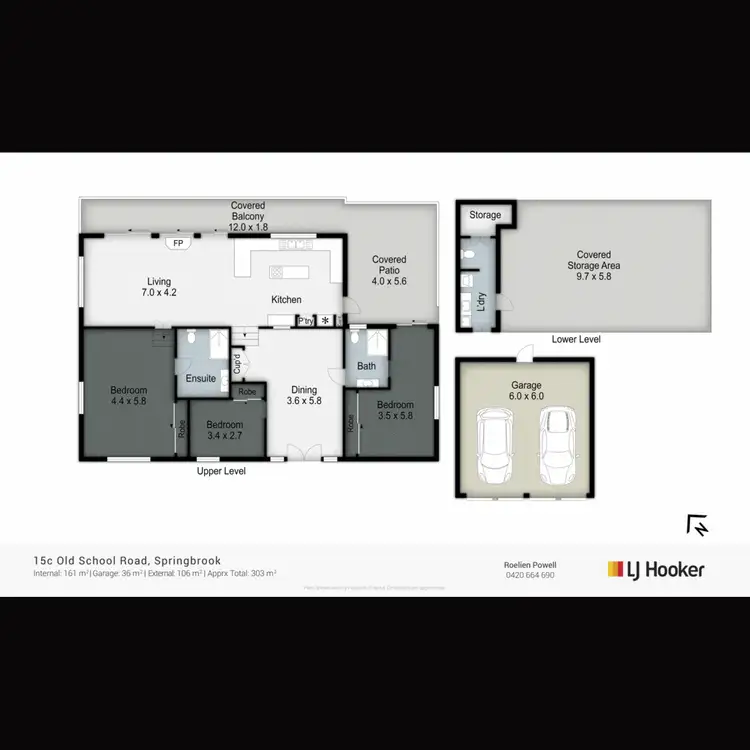 Floorplan of Homely house listing, 15C Old School Road, Springbrook QLD 4213