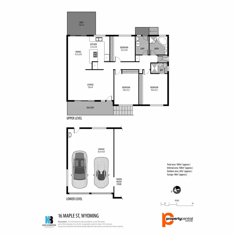 Floorplan of Homely house listing, 16 Maple Street, Wyoming NSW 2250