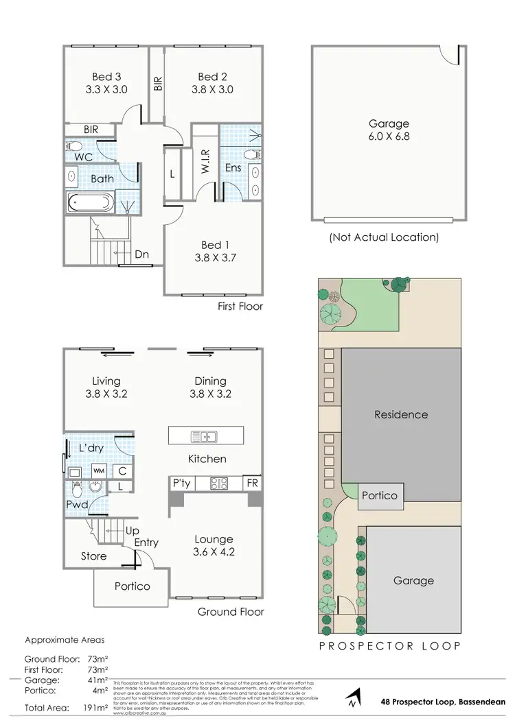 Floorplan of Homely house listing, 48 Prospector Loop, Bassendean WA 6054