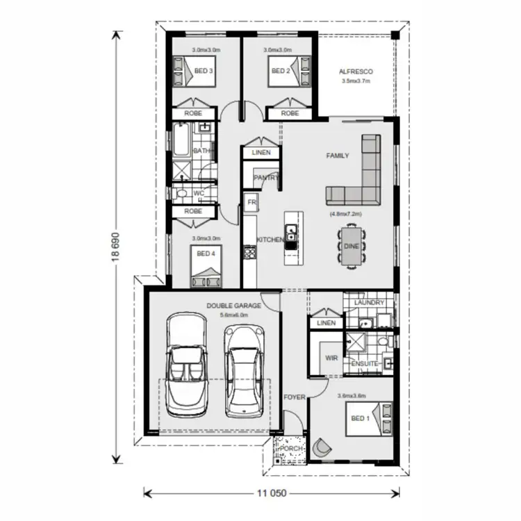 Floorplan of Homely house listing, 27/4 First Street, Holmview QLD 4207