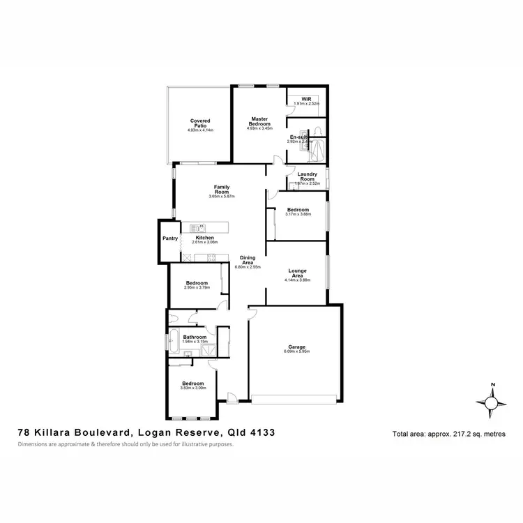 Floorplan of Homely house listing, 78 Killara Boulevard, Logan Reserve QLD 4133