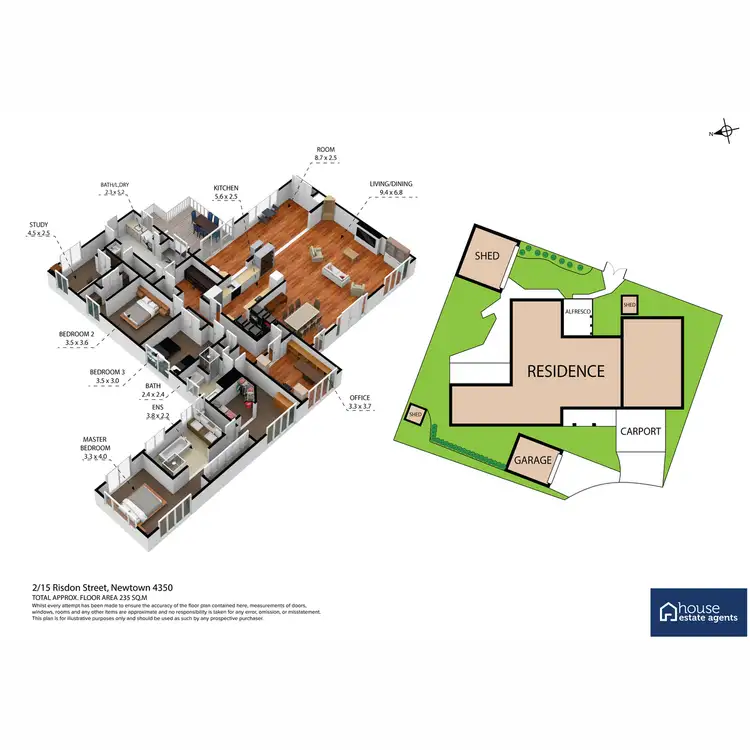 Floorplan of Homely unit listing, 2/15 Risdon Street, Newtown QLD 4350