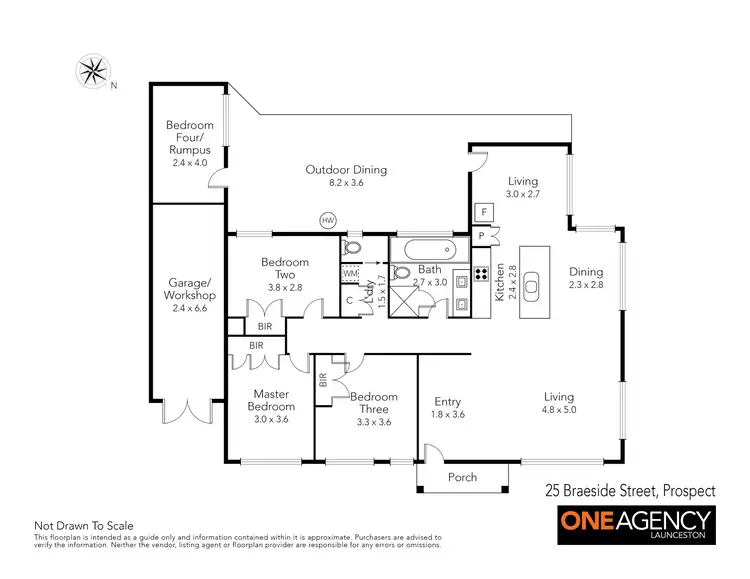 Floorplan of Homely house listing, 25 Braeside Street, Prospect TAS 7250