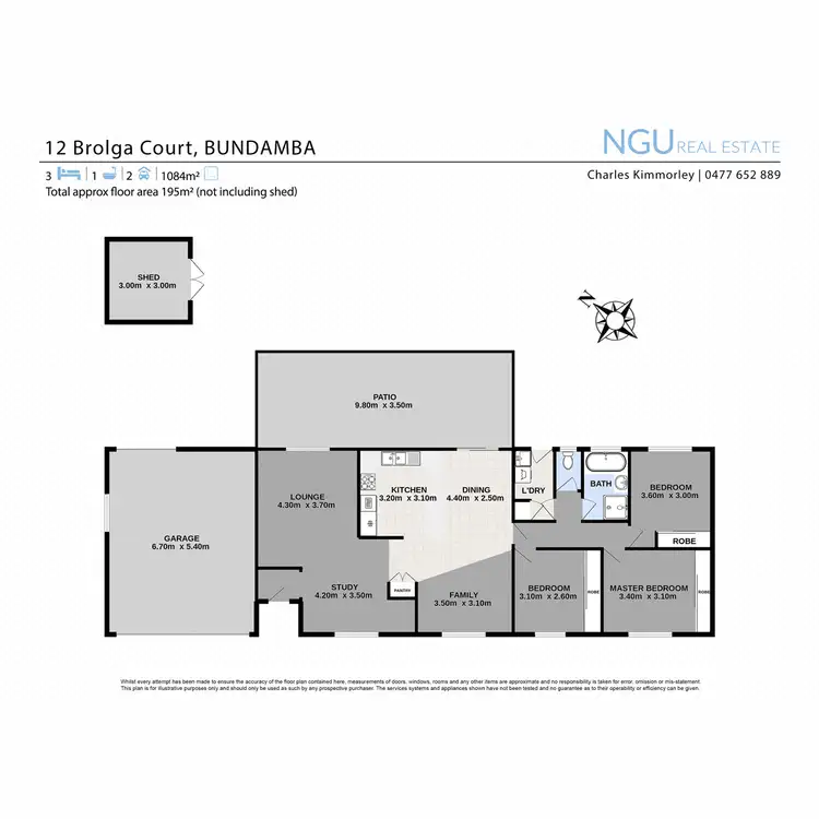 Floorplan of Homely house listing, 12 Brolga Court, Bundamba QLD 4304