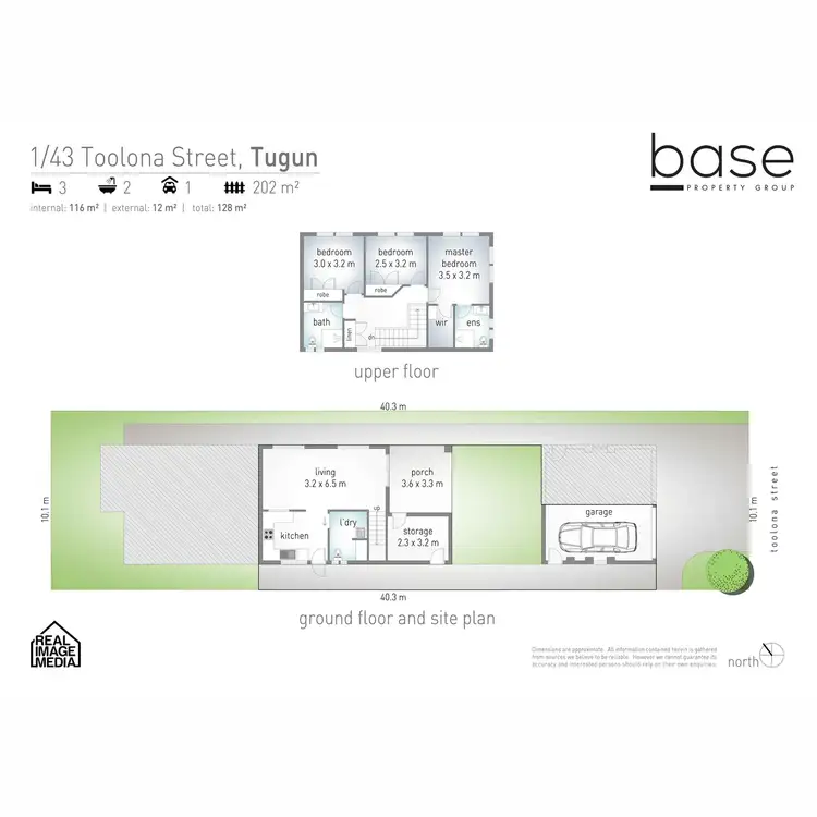 Floorplan of Homely semi-detached listing, 1/43 Toolona Street, Tugun QLD 4224