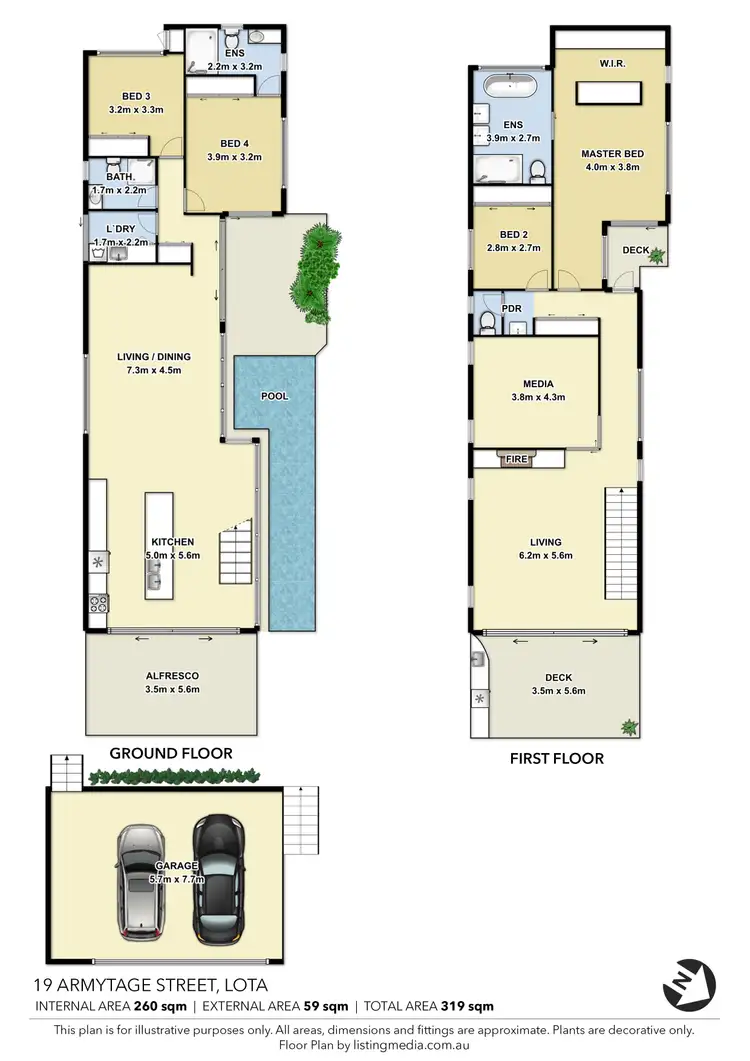 Floorplan of Homely house listing, 19 Armytage Street, Lota QLD 4179